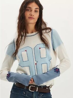 Free People We The Free Lana Long Sleeve Tee Size XS